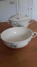 Soepterrine met Deksel en dekschaal en hapjesschaal, Huis en Inrichting, Keuken | Servies, Gebruikt, Overige typen, Ophalen of Verzenden