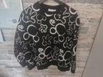 Zwarte Mickey mouse trui Maat L h, Kleding | Dames, Primark, Zwart, Maat 42/44 (L), Onbekend