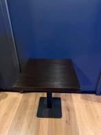 10 Zwarte Houten Terras Tafels - Goede Staat!, Ophalen, Gebruikt, Vierkant, Hout