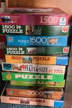10 legpuzzels7 x 1500 stukjes en 3 x 2000 stukjes, Hobby en Vrije tijd, Denksport en Puzzels, Ophalen of Verzenden, Meer dan 1500 stukjes