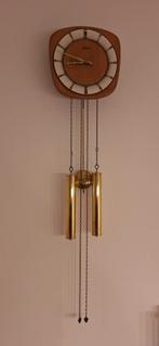 Kieninger vintage 60/70s pendulum wandklok - met gewichten, Antiek en Kunst, Ophalen
