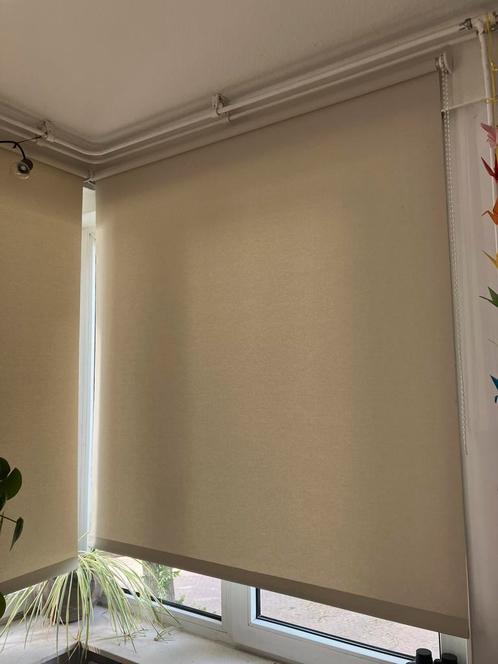 Rolgordijn van de Hornbach, Huis en Inrichting, Stoffering | Gordijnen en Lamellen, Gebruikt, 150 tot 200 cm, Crème, Ophalen