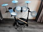 VISIONDRUM 7-delig electronisch drumstel - blauw, Muziek en Instrumenten, Ophalen, Zo goed als nieuw, Overige merken