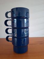 4 Blauwe Coppia Melamine Kopjes, Ophalen of Verzenden, Zo goed als nieuw