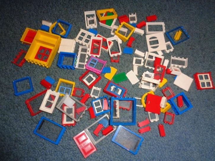 Partij Q169=Lego ramen en deuren, Kinderen en Baby's, Speelgoed | Duplo en Lego, Gebruikt, Lego, Losse stenen, Ophalen of Verzenden