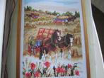 Borduurpatroon  Paarden in het land  nr 5634, Verzenden, Nieuw, Handborduren, Patroon