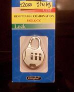 2000 Nieuwe Cijfersloten voor Lockers/Reizen/Koffers, Doe-het-zelf en Verbouw, Hang- en Sluitwerk, Ophalen of Verzenden, Nieuw