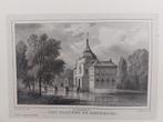 38 / kasteel van Heukelum van Robidé  van der AA Litho 1846, Antiek en Kunst, Ophalen of Verzenden