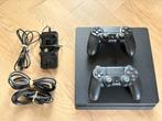 PlayStation 4 Slim 500GB, Spelcomputers en Games, Spelcomputers | Sony PlayStation 4, Ophalen, Met 2 controllers, Slim, 500 GB