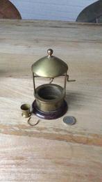 Oude koperen waterput met emmertje, 13 cm hoog., Antiek en Kunst, Antiek | Koper en Brons, Ophalen of Verzenden