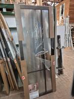 88x231,5cm Svedex NDB903 opdek R deur d.brons staallook SD1, Ophalen, 80 tot 100 cm, ., Binnendeur