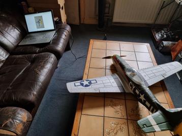 r.c vliegtuig p51 d wingspan is 100 cm beschikbaar voor biedingen