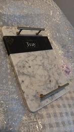 Marmeren dienblad, Ophalen of Verzenden, Nieuw, Rond, Metaal