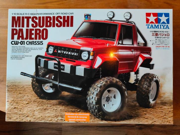 Tamiya Mitsubishi Pajero CW-01 Bouwpakket 1:10, Hobby en Vrije tijd, Modelbouw | Auto's en Voertuigen, Auto, Groter dan 1:32, Tamiya