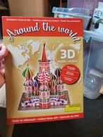 Nieuwe 3d puzzel around the world Basiliuskathedraal Moskou, Ophalen of Verzenden, Zo goed als nieuw, Taarten of Cupcakes, Versiering