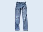 H&M blauwe skinny spijkerbroek/ jegging maat 134 ~ SJ2050, Meisje, Gebruikt, Ophalen of Verzenden, Broek
