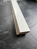 9 nieuwe gelakte plinten ral9010 12x90x2400, Doe-het-zelf en Verbouw, Ophalen, Nieuw, Mdf, 200 tot 250 cm