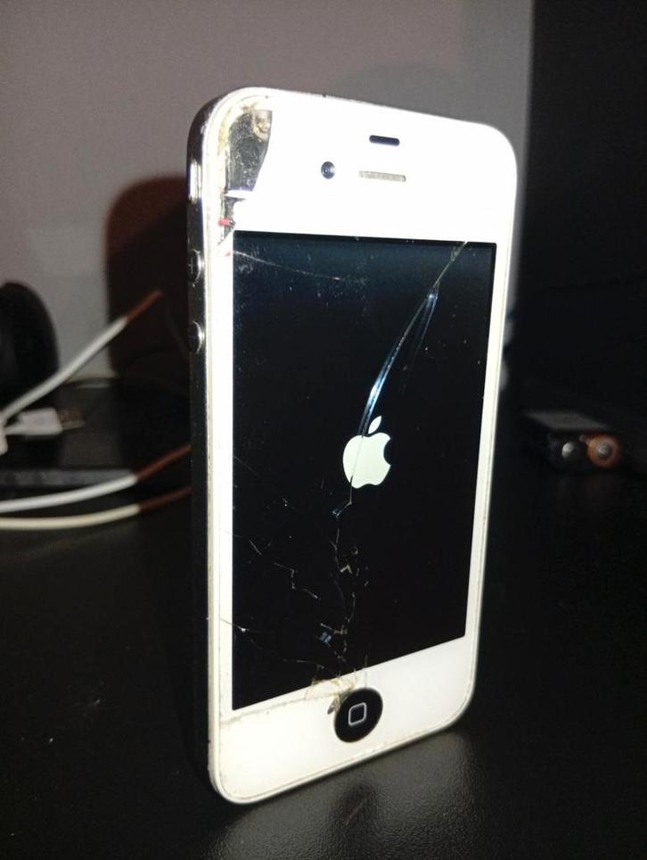 iPhone 4 | Wit 16GB, Telecommunicatie, Mobiele telefoons | Apple iPhone, 16 GB, Zonder abonnement, Zonder simlock, iPhone 4, Wit