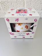 Schattig klein theepotje van janneke brinkman tulips nieuw, Ophalen of Verzenden, Porselein, Overige stijlen
