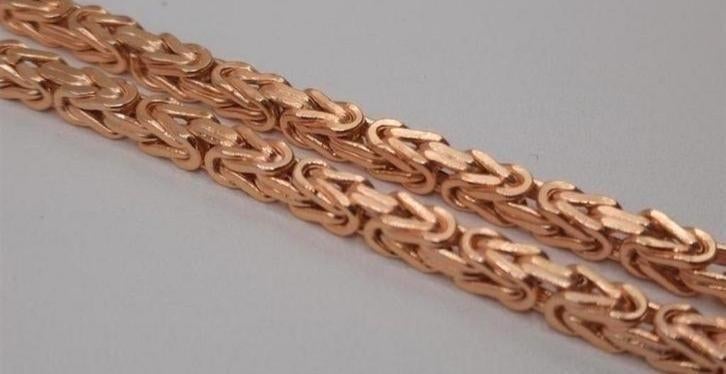 gouden Koningsketting 14kt, Sieraden, Tassen en Uiterlijk, Kettingen, Www.bredajuwelier.nl, Nieuw, Ophalen of Verzenden, Www.bredajuwelier.nl