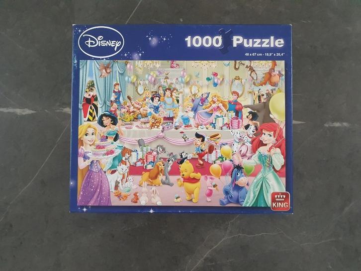 King Disney puzzel (1000 stukjes). Nummer: 05264 (79), Hobby en Vrije tijd, Denksport en Puzzels, Zo goed als nieuw, Legpuzzel