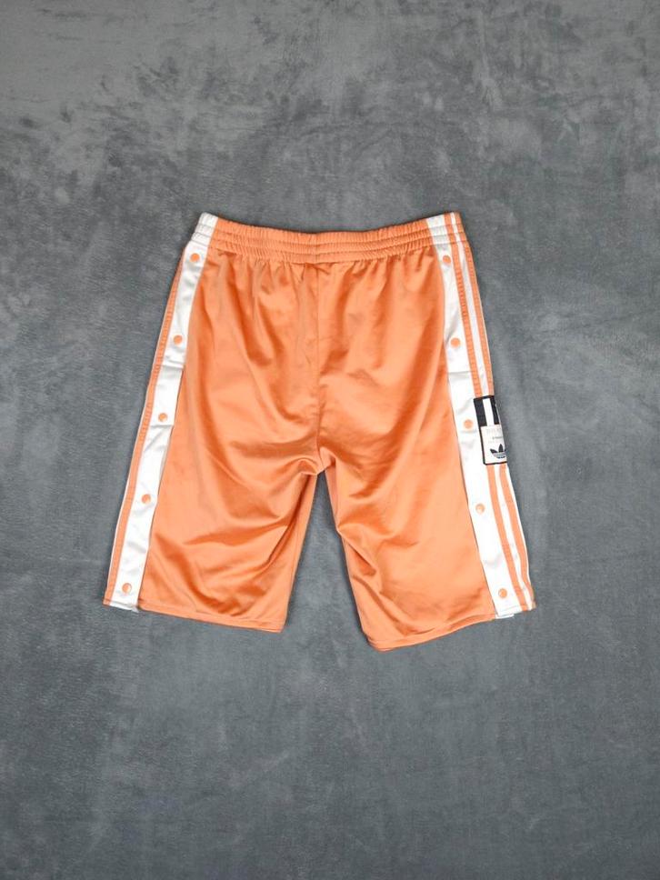 Adidas korte Broek M shorts Oranje Wit Knopen breakaway, Kleding | Heren, Sportkleding, Zo goed als nieuw, Voetbal, Maat 48/50 (M)