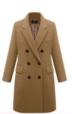 Elegante Lange Jas, Verzenden, Nieuw, Maat 36 (S), Bruin