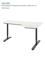 Ikea hoekbureau wit, Ophalen, Zo goed als nieuw