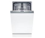 Nieuw: Bosch geïntegreerde vaatwasser 45 cm VarioScharnier, Ophalen, Minder dan 10 liter, Nieuw, Inbouw