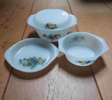 Arcopal Fruits de France Ovenset Vintage beschikbaar voor biedingen