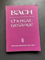 Bach 389 choral gesange., Muziek en Instrumenten, Bladmuziek, Gebruikt, Klassiek, Ophalen of Verzenden, Koor