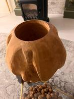 Nieuw!! Prachtige houten kandelaar/vaas, Ophalen, Nieuw, Rond, Hout