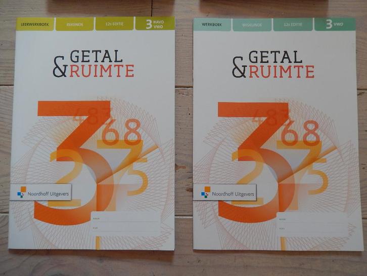 * Nieuw getal & ruimte werkboek wiskunde 3 vwo12e editie *, Boeken, Schoolboeken, Nieuw, Wiskunde A, VWO, Ophalen of Verzenden
