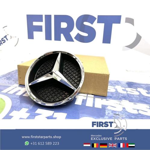 Mercedes STER LOGO CHROOM (GRIL) A B C CLA CLS E G GLA GLC G, Auto-onderdelen, Carrosserie en Plaatwerk, Mercedes-Benz, Gebruikt