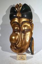 2013 - Balinees/Javaans decoratief houten masker, Antiek en Kunst, Kunst | Niet-Westerse kunst, Ophalen of Verzenden