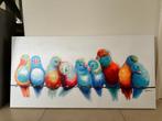 Schilderij vogels 120x60, Schilderij, Zo goed als nieuw, Ophalen