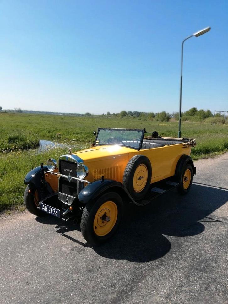 Mooie Franse Donnet zedel uit 1930 zeer zeldzaame auto, Auto's, Oldtimers, Particulier, Ophalen