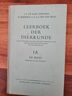 Leerboek der dierkunde 1a.              De mens., Gelezen, Alpha, J.p.de gaay fortman, HBO