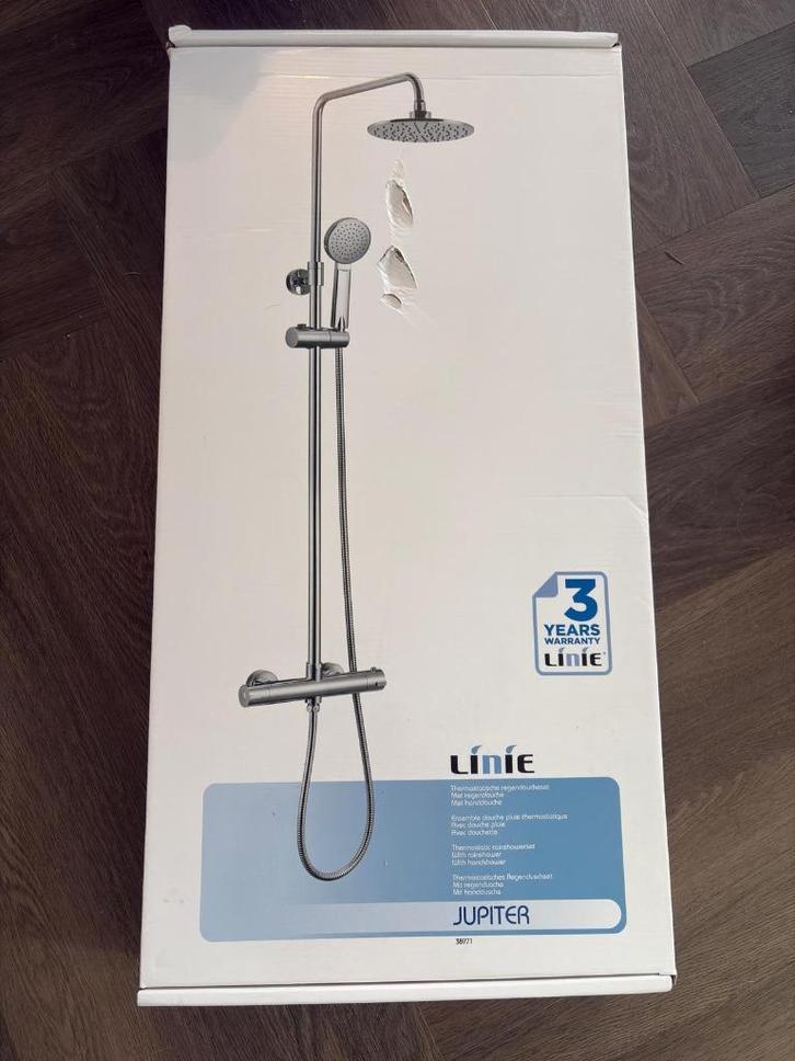 Linie Jupiter regendouche, Doe-het-zelf en Verbouw, Sanitair, Nieuw, Douche, Chroom, Ophalen of Verzenden