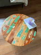 Stoere salontafel, Ophalen, 50 tot 100 cm, Zo goed als nieuw, Minder dan 50 cm