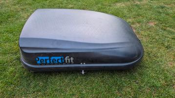 Perfectfit Travelbox 320L + Dakdragers beschikbaar voor biedingen