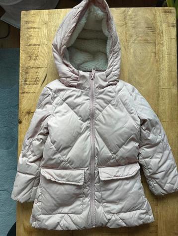 Roze Winterjas H&M - Maat 110 (104-116). Dons beschikbaar voor biedingen