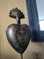 Metalen hart op standaard , kan open .53cm x 14 cm, Ophalen of Verzenden, Zo goed als nieuw