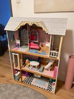Grote poppenhuis inclusief meubels, Ophalen, Zo goed als nieuw, Poppenhuis