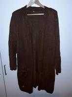 Miss Etam Donkerbruin Lang Vest Maat XL, Bruin, Verzenden, Maat 46/48 (XL) of groter, Zo goed als nieuw