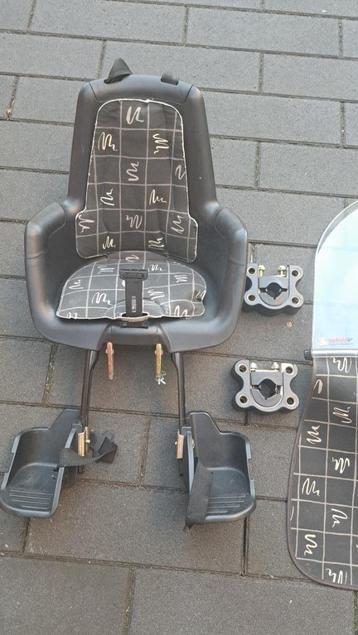 Kinderzitje voorzijde fiets Bobike met windscherm beschikbaar voor biedingen