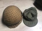 Leger helm met veld pet, Ophalen of Verzenden, Landmacht, Nederland, Helm of Baret
