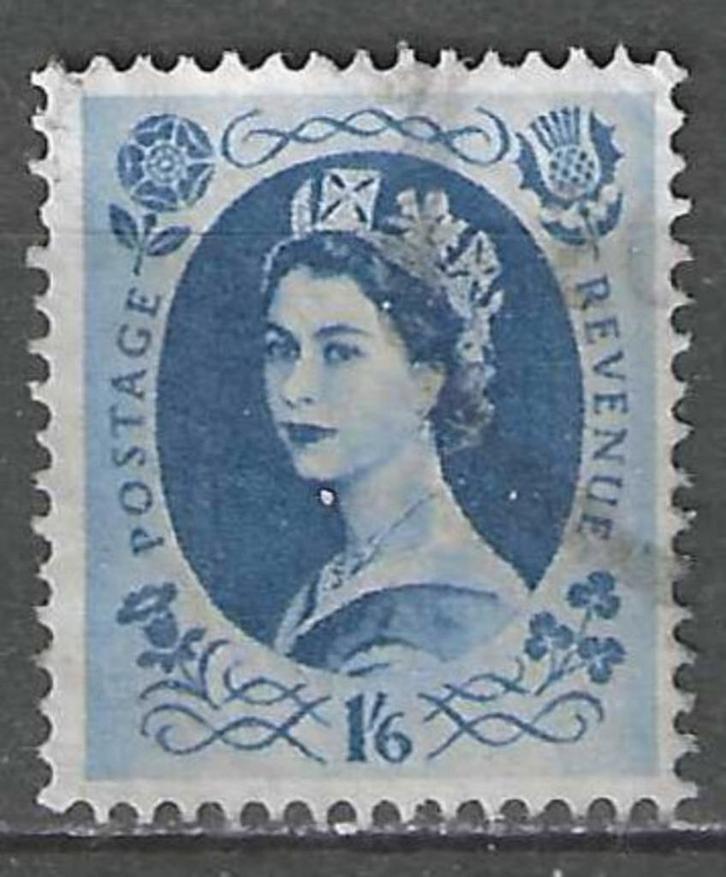 Groot-Brittannie 1952-1954 - Yvert 278 - Elisabeth II (ST), Postzegels en Munten, Postzegels | Europa | UK, Gestempeld, Verzenden