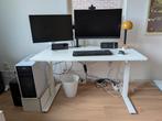 Ikea Trotten Zit-Sta Bureau 120cm, Huis en Inrichting, Bureaus, Ophalen, In hoogte verstelbaar, Gebruikt, Stabureau