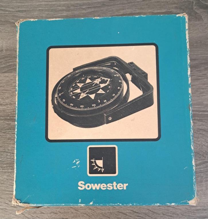 Kompas - Sowester - Bosun Compass, Watersport en Boten, Navigatiemiddelen en Scheepselektronica, Zo goed als nieuw, Gps of Kompas